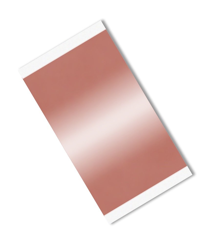 TapeCase 1182 2" x 5"-25 Copper/Acrylic Adhesive, Double-sided Foil Tape with Conductive Adhesive-Converted from 3M 1182