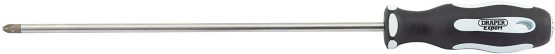 Draper 35000 Expert No 2 PZ Type Soft Grip Screwdriver, 250mm Length