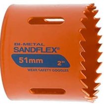 Bahco 3830-50-VIP BH3830-50-VIP-301 4/6 TPI Sandflex Bi-Metal Hole Saw, Orange, 50 x 38 mm