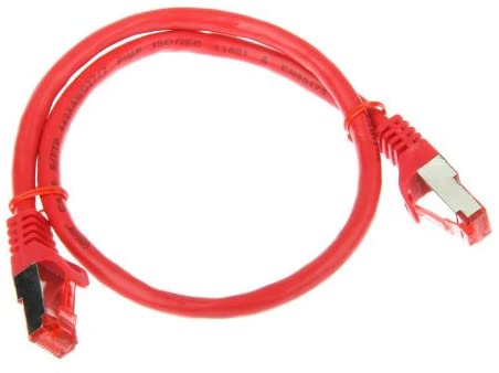 InLine 76450R Patch Cable, S/FTP (PiMf), Cat.6, 250 MHz, PVC, Copper, 0.5 m, Red, 0.50m - Image 2
