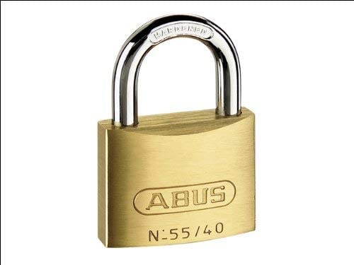 ABUS 55/50 Brass Padlock, Multicolor, 50mm