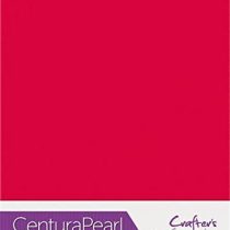 Crafters Companion A4 Coloured Single Sided Xmas Red – 300GSM (10 Sheet Pack) -Perfect for Arts and Crafts, Printing, Card Bases & Folding-Centura Pearl, 10 Pack, CP10-XRED