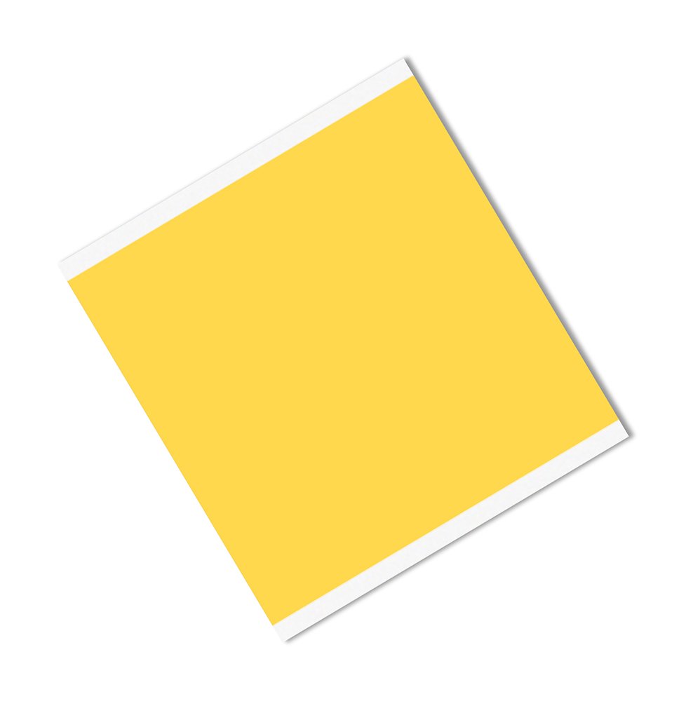 TapeCase 7419 6" x 6"-25 Amber Low-Static Non-Silicone Polyimide/Acrylic Adhesive Film Tape, Converted from 3M