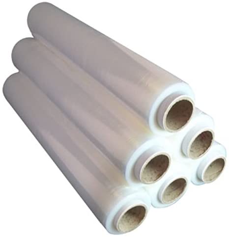 6 x Rolls X-Strong Clear Pallet Stretch Shrink Wrap 500mm x 150M 25mu - Image 2