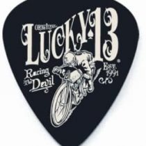 Dunlop L18R1.0 Lucky 13 Picks, Vintage Speed, 1.0mm, 36/Bag