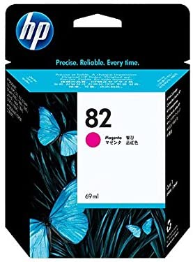 HP Original C4912A Ink Cartridge No 82 Magenta, Black