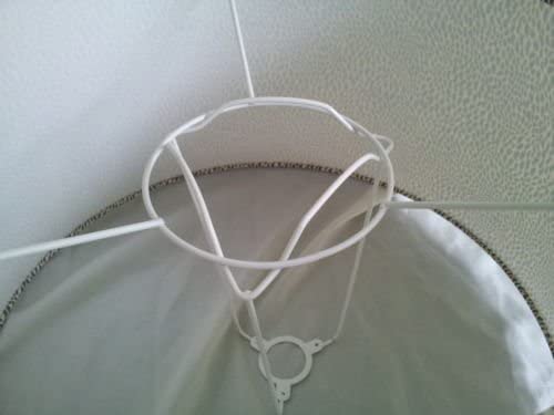 Shade Carrier ...9 inch ES....to Support a lampshade with Duplex Fitting, White, 9 inches - Image 3