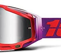 100% Racecraft Unisex Adult Mountain Bike Mask, Red/Purple