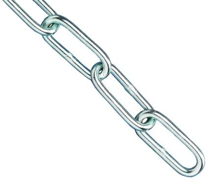 Faithfull Zinc Plated Steel Chain Reel A-Link, Mild Steel Welded, DIN5685