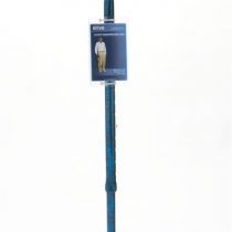 Drive Swan Neck Blue Folding Walking Stick with Gel Grip Handle