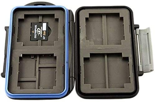 iProtect case cover for 4 CF cards, 2 Micro SD card, 2 SD cards, 2 xD cards, 2 memory stick PRO Duo memory cards hard case in black - Image 3