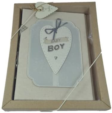 East of India - Baby Boy boxed photo album, Medium