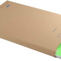 Blake Purely Packaging 490 x 330 mm Corrugated Envelopes Plastic Free Peel & Seal Tamper Evident Recycled (PCE70) Brown Kraft - Pack of 100