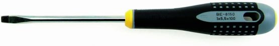 Bahco BE-8155 BHBE-8155 Ergo Screwdriver for Slotted Head Screws, Multi-Colour, 247 mm