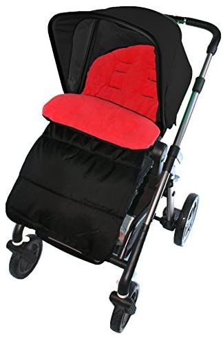 Footmuff/Cosy Toes Compatible with Joie Aire Lite Stroller Pushchair Fire Red