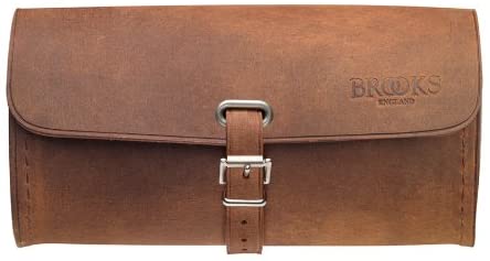 Brooks Challenge Saddle Bag Vintage/Natural Leather Size L, Yellow - Natural Leather
