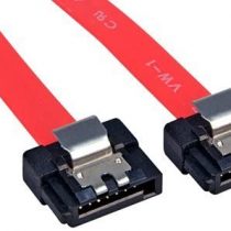 LINDY 0.2m Low Profile Latching SATA Cable