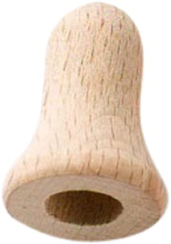 Merriway® BH01567 Drape Curtain Blind Cord Pulls Wooden Bell Shaped , Brown