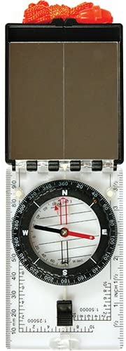 UST Compass Folding Map - Black, 15.5 x 11 x 2 cm