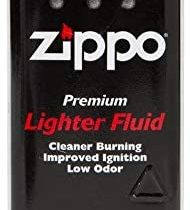Zippo Lighter Fuel 125 ml (4 oz) | Works with Zippo Windproof Lighter & Zippo Refillable Hand warmer | Fast Ignition | Low Odor | Lighter Fuel Refill| Easy Fill Nozzle