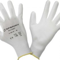 Honeywell 2132255-09 PU First Glove - White (10-Piece)