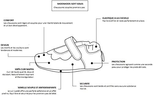 Shoo Shoos Soft Sole Leather Shoes Plum XL - Image 3