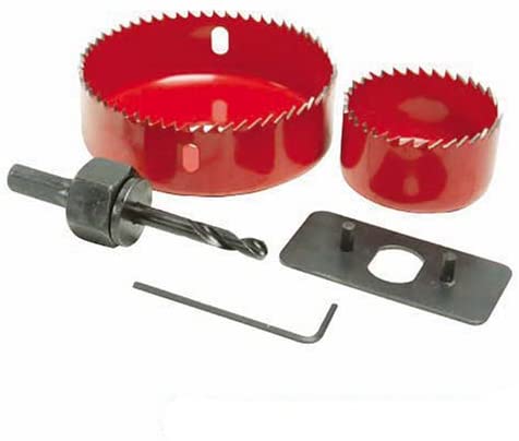 Silverline 595745 Down Light Installers Kit 9pce 50 - 86 mm Dia, Multicolour, 50 - 86mm Dia