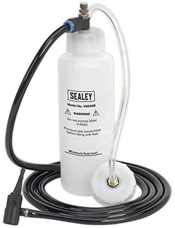Sealey Automatic Brake & Clutch Bleeder - VS0205, Red, 245mm x 177mm x 77mm