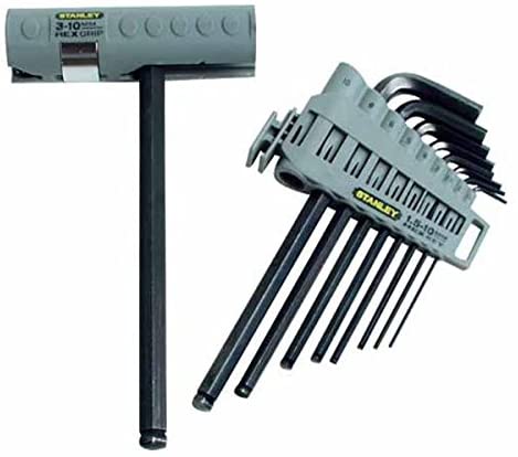 Stanley 089904 Hex Grip Key Set - Metric (9 Pieces), Silver - Image 3