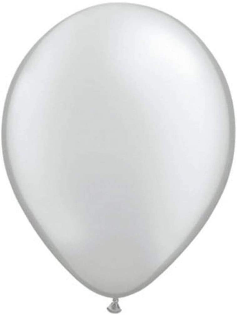 Folat 19144 Silver Balloons Metallic 30 cm-50 Pieces, 50er Pack - Image 2