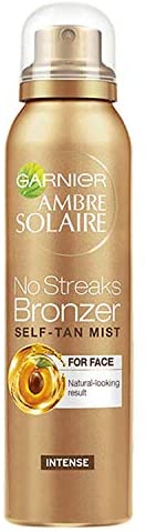 Garnier Ambre Solaire Fake Tan, Natural Bronzer Quick Drying Self Tan Face Mist Dark, Streak Free Spray, Lasts Up to 1 week - Image 4