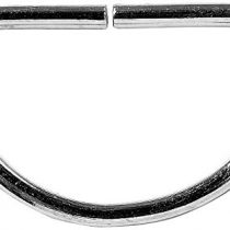 Merriway BH03145 D Ring, 25mm (1 inch) - Nickel Plated, Pack of 100
