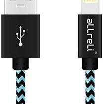 [Apple MFI Certified] aLLreLi 2.0M Apple Lightning to USB Cable [Heavy Duty] - Lightning Sync & Charge USB Cable with Nylon Braided Design - Perfect for iPhone 6S / 6 Plus / 5S / 5C / 5, iPad Pro / Air / Mini 2 / 3 / 4, iPod 5th / nano 7th generation - Fully Compatible with iOS 9 - Black