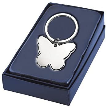 Ten Butterfly keyring cod.EL7639 cm 6x4x0,5h by Varotto & Co, Steel, S - Image 2