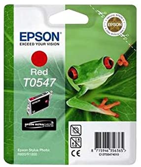 Epson Original Ink Cartridge T0547, Red, Genuine, 1