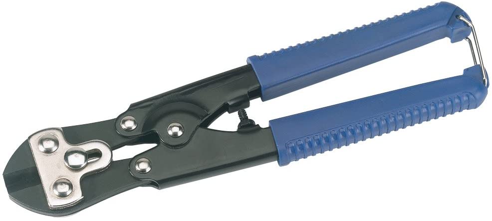 Draper 36092 Straight Head Centre Cut Mini Cutter, 210mm , Blue