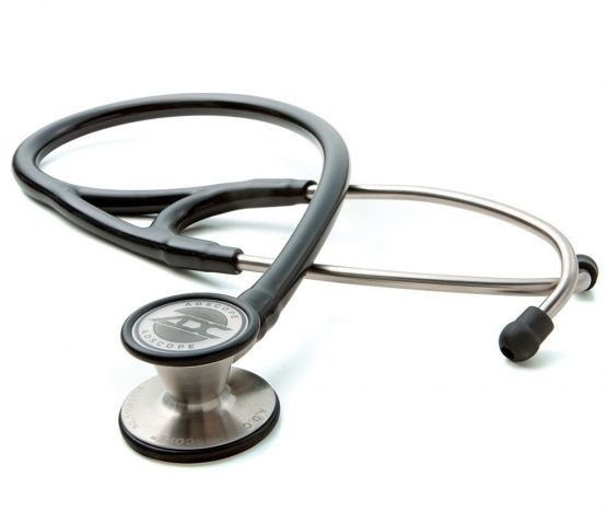 ADC Adscope® 601 Convertible Cardiology Stethoscope - Overall Length 28" - Black