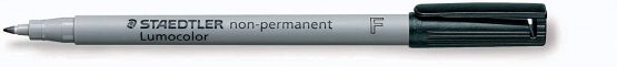 STAEDTLER LUMOCOLOR F NON-PERMANENT ZWAR