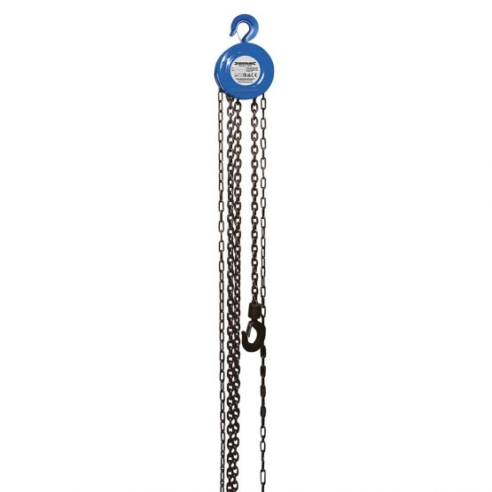 Silverline 633705 Chain Block 1000 kg / 2.5m Li ft Height