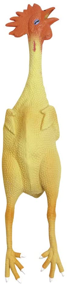 Kerbl Latex Chicken, 39 cm, Yellow Red