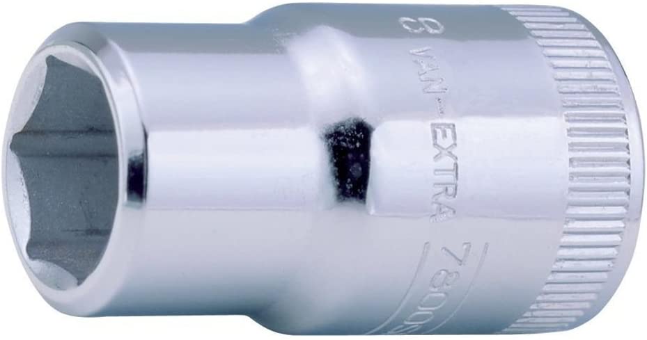 Bahco 7800SM-12 1/2-Inch 12 mm Hexagon Sockets-Square Drive - Multi-Colour