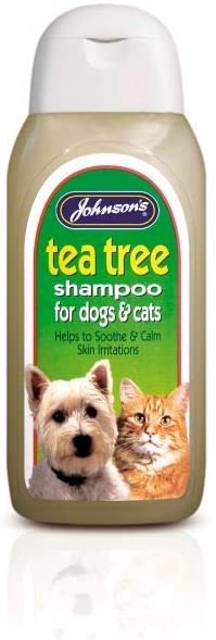 Johnsons Tea Tree Soothing Shampoo for Dogs 200ml, Clear, 200 ml (Pack of 1)