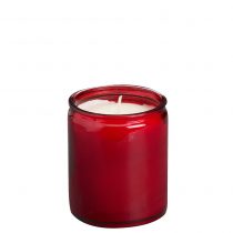 Bolsius 103422531841 Starlight Jar Candle, Red (Pack of 8)