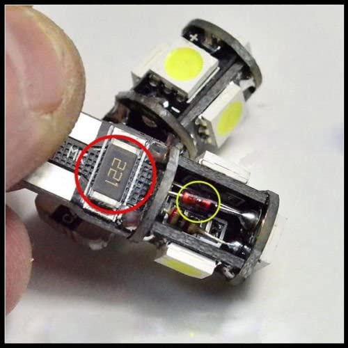 MSA T10 XENON White LED Error Free Canbus 5 SMD W5W 501 Side Light Bulb x 2 - Image 3