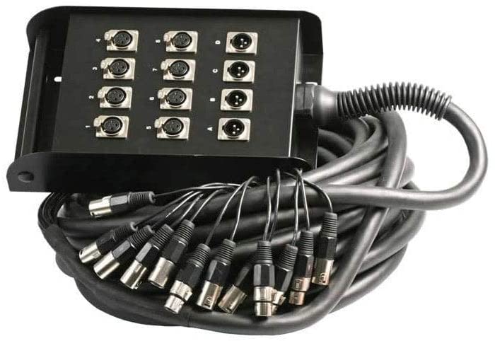 Pulse PLS00322 XLR 15 m Multicore, Black