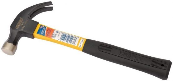 Draper 62163 16OZ / 450gm Fibreglass Shaft Claw Hammer