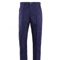 Bioguard AL-AM34SN-96R Series AL-AM34 Men's Anti-Microbial Trouser, Plain, Regular, Size 96 cm, Waist 38", Sailor Navy