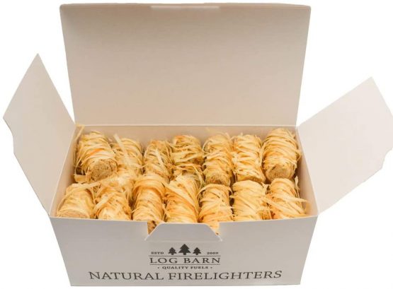 Natural Eco Wood Firelighters - Wood Wool Flame Fire Starters Great for Lighting Fires in Stoves, BBQ's, Pizza Ovens & Smokers, Safe Charcoal Starter for Lighting A Charcoal Barbecue (40pc) - Image 2