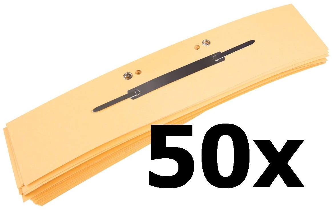 Filing Strips A4 Yellow