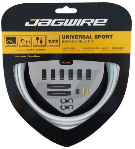 Jagwire Stainless Slick U-Sport Brake - Ice White, 5 millimetri